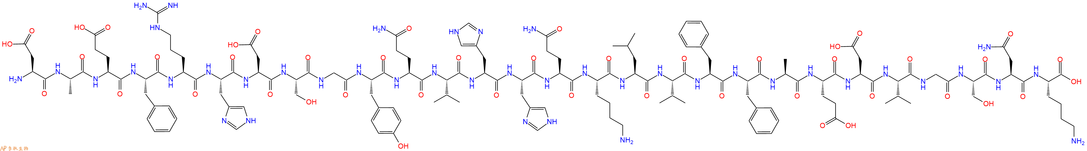 专肽生物产品淀粉肽[Gln11]-Amyloid(1-28)106686-61-7