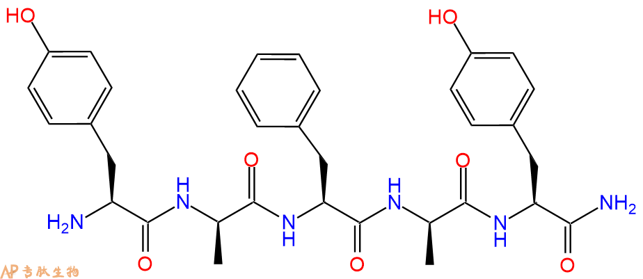 专肽生物产品[DAla2, 4, Tyr5]-β Casomorphin(1-5), amide, bovin98815-38-4