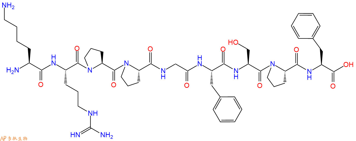 专肽生物产品赖氨酸-(脱-精氨酸9)舒爱激肽71800-36-7/2763588-90-3/2760881-54-5