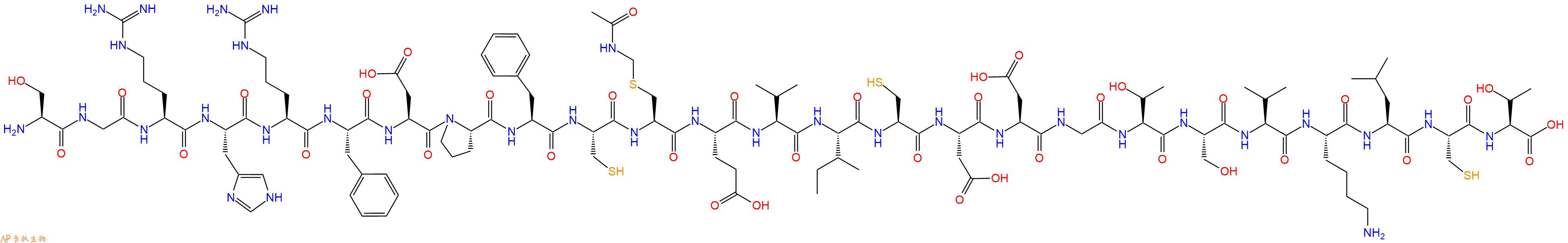 专肽生物产品INSL4A Chain/Insulin-like 4A Chain(Human)