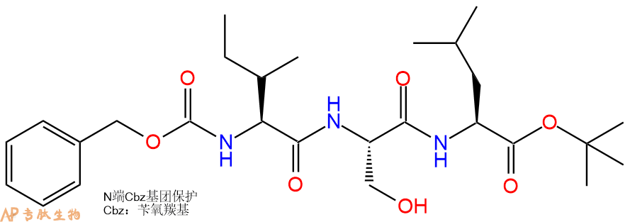 专肽生物产品三肽Cbz-Ile-Ser-Leu-OBut75816-47-6