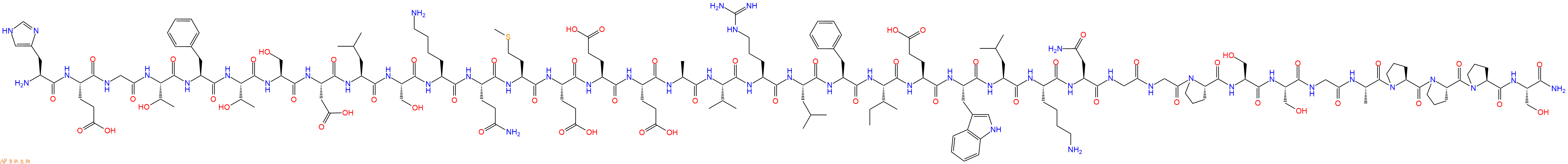 专肽生物产品艾塞那肽(Des-Gly²)-Exenatide1678416-78-8