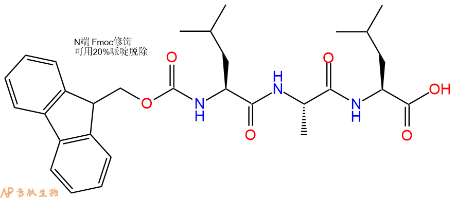 专肽生物产品三肽Fmoc-Leu-Ala-Leu1037799-44-2/1037799-49-7
