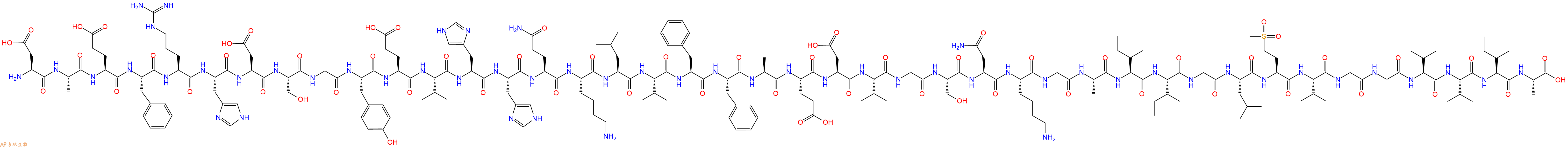 专肽生物产品淀粉肽(Met(O₂)³⁵)-Amyloid β-Protein (1-42)1802086-69-6