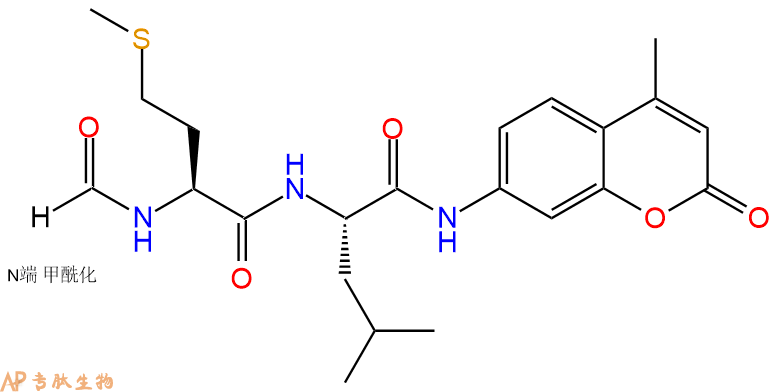 专肽生物产品二肽标记肽For-ML-7-氨基-4-甲基香豆素1429788-64-6
