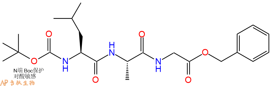 专肽生物产品三肽Boc-Leu-Ala-Gly-苄酯化73870-75-4