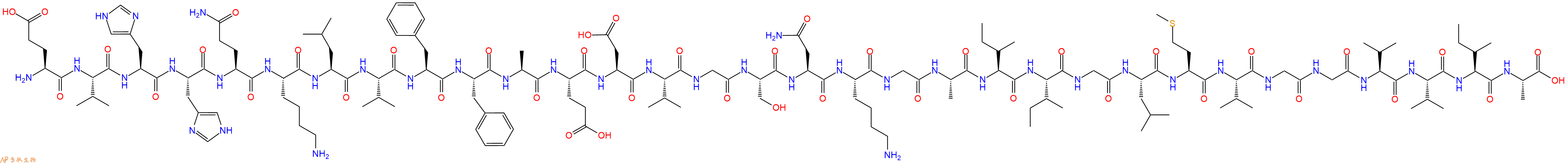 专肽生物产品淀粉肽Amyloid β-Protein (11-42)157802-70-5