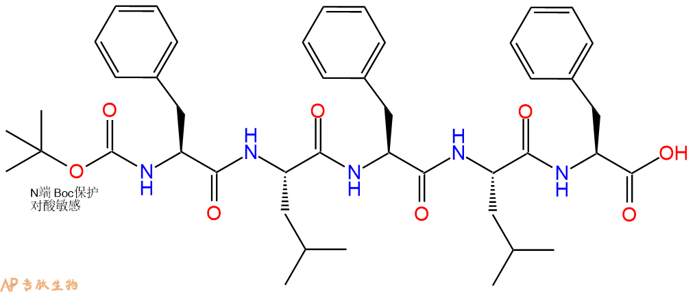 专肽生物产品五肽Boc-Phe-Leu-Phe-Leu-Phe73572-58-4