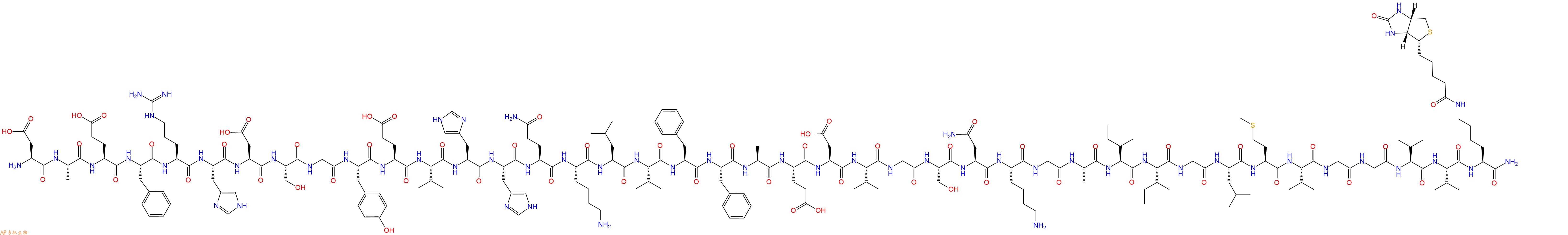 专肽生物产品淀粉肽Amyloid β-Protein (1-40)-Lys(biotinyl) amide
