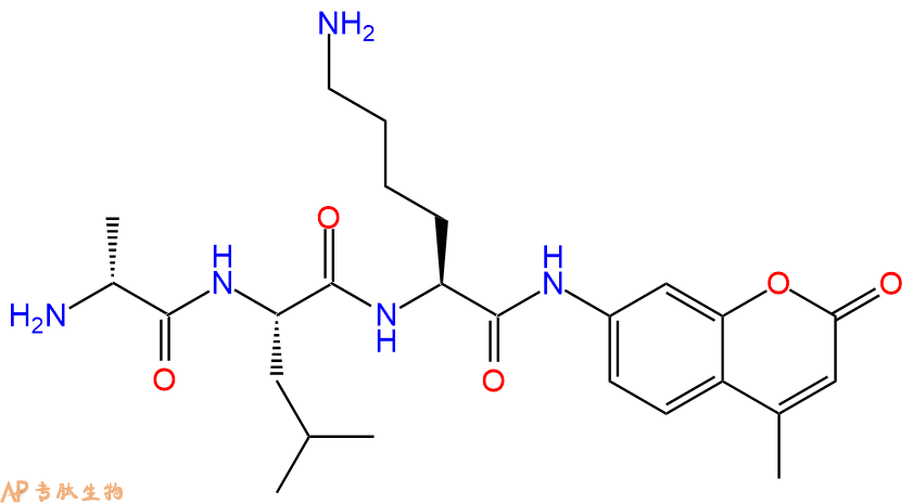 专肽生物产品纤溶酶（纤溶酶）底物：H-D-Ala-Leu-Lys-7-氨基-4-甲基香豆素104881-72-3