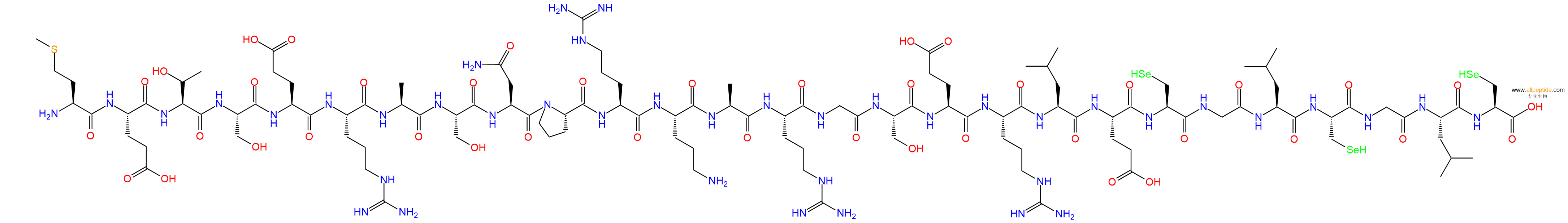 专肽生物产品Met Ser Asn Pro Arg Ser Leu Glu Glu371761-20-5