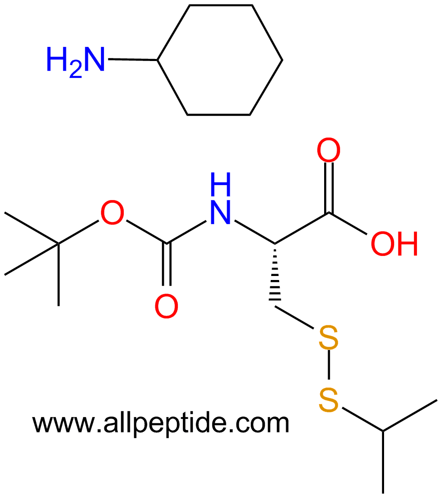 专肽生物产品Boc-Cys(SiPr)Cyclohexylammoniumsalz76969-44-3