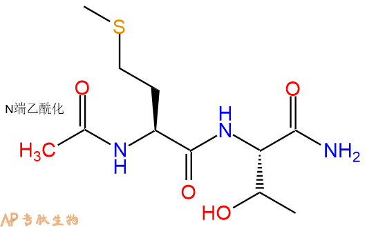 专肽生物产品二肽Ac-Met-Thr-NH2