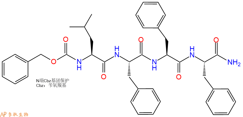 专肽生物产品四肽CBzl-Leu-Phe-Phe-Phe-NH21454689-14-5