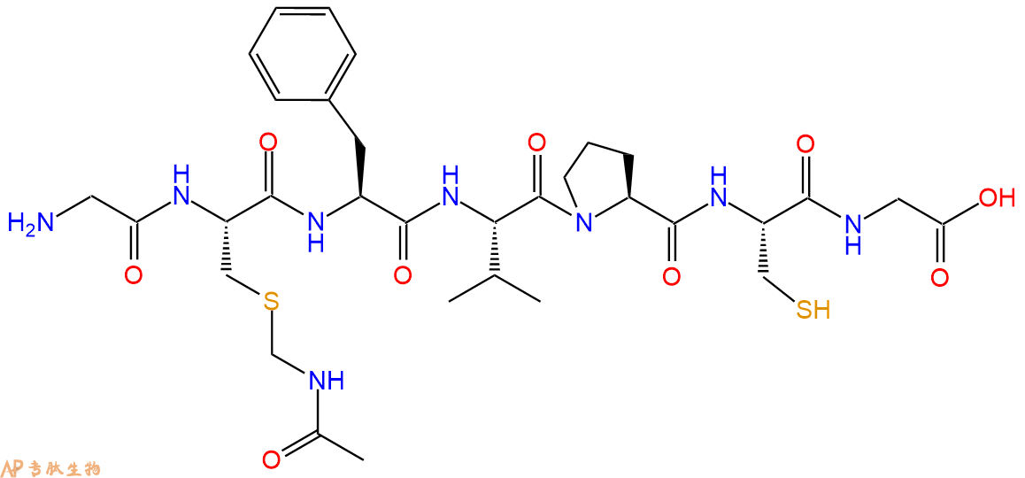 专肽生物产品七肽G-C(Acm)-FVPCG118972-76-2