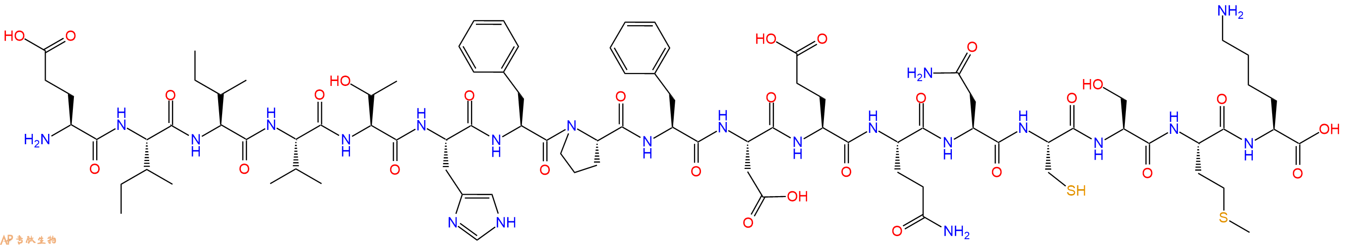 专肽生物产品Ac-醛基化lineReceptora1(129-145)194737-11-6