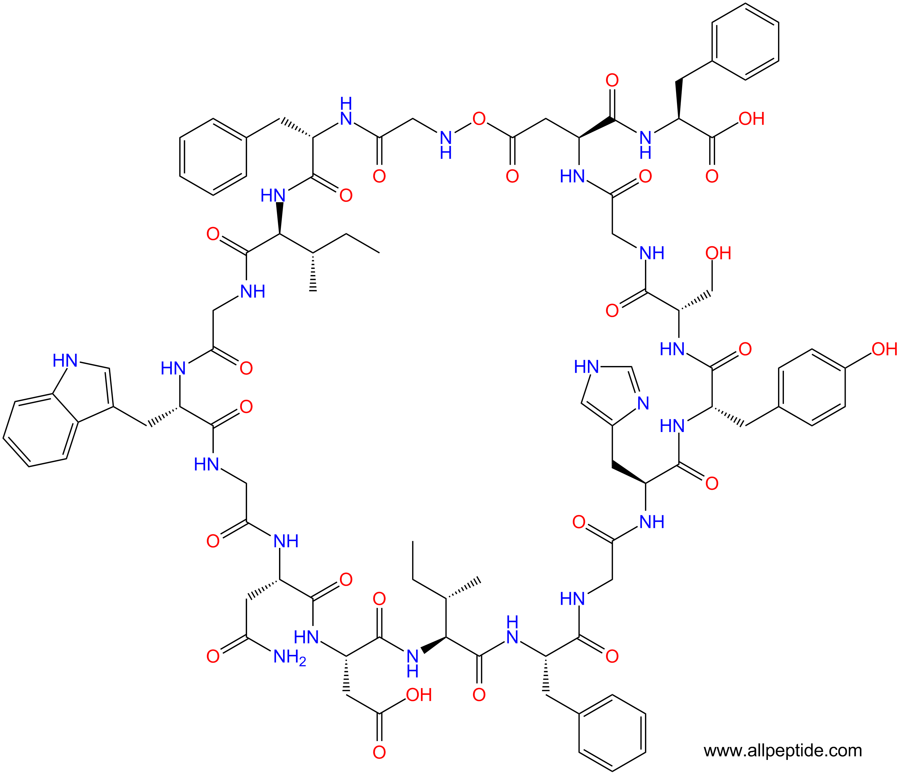 专肽生物产品Anantin(linearsequence)348600-37-3