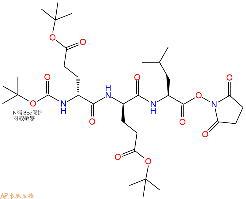 专肽生物产品Boc-DGlu(Bzl)-DGlu(Bzl)-Leu-OSu35793-83-0