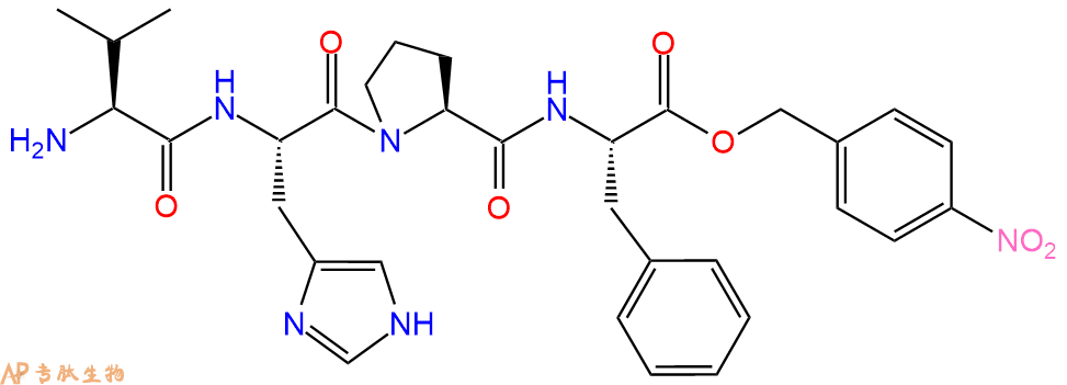 专肽生物产品四肽Val-His-Pro-Phe-pNB39550-88-4