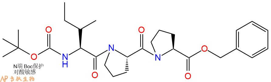 专肽生物产品三肽Boc-Ile-Pro-Pro-苄酯化56610-43-6
