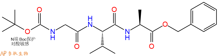专肽生物产品三肽Boc-Gly-Val-Ala-苄酯化1242760-37-7