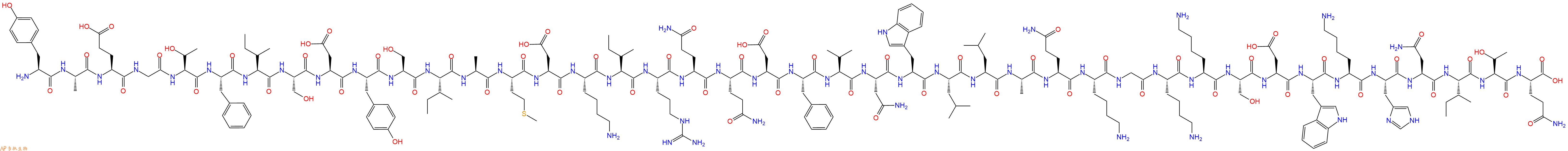 专肽生物产品抑胃肽：Gastric Inhibitory Peptide, porcine、GIP, porcine11063-17-5