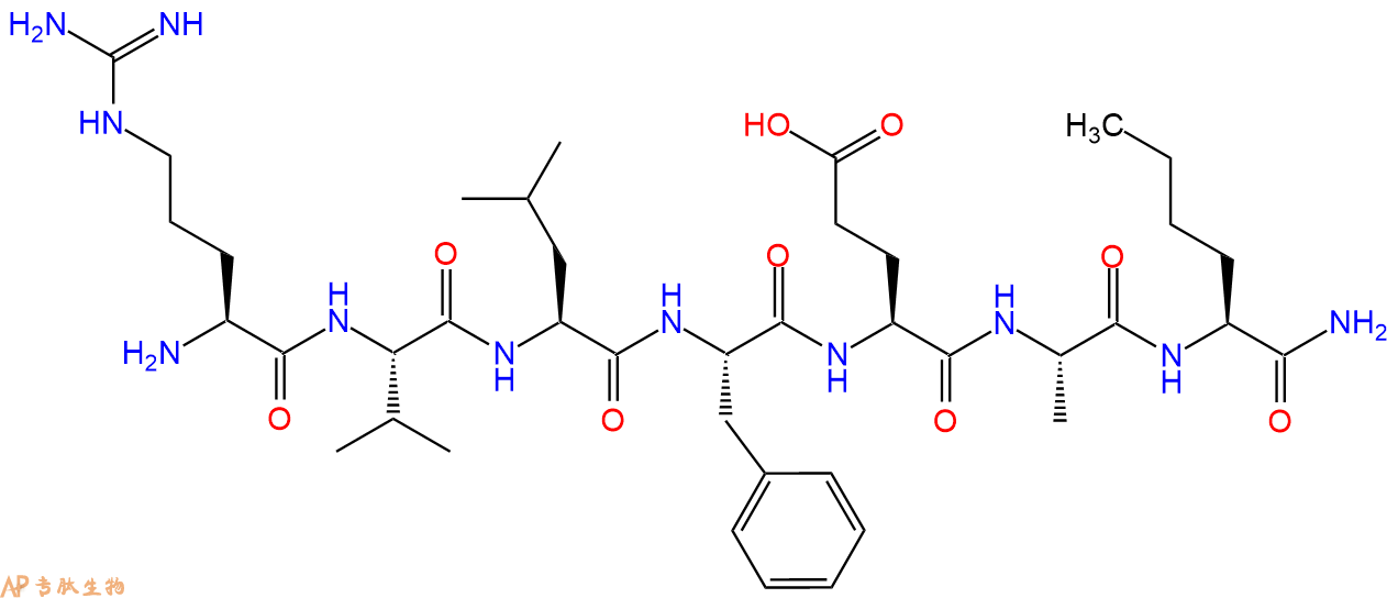 专肽生物产品七肽RVLFEA-Nle-NH2167875-35-6