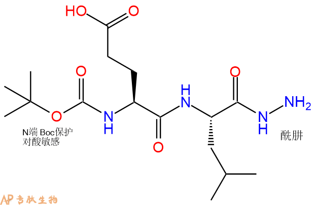 专肽生物产品二肽Boc-Glu-Leu-NH-NH2110187-85-4