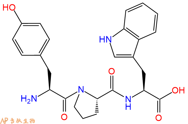 专肽生物产品三肽Tyr-Pro-Trp122409-33-0