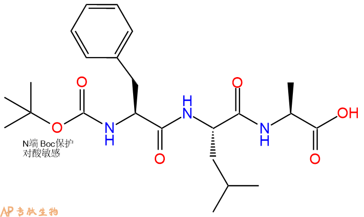 专肽生物产品三肽Boc-Phe-Leu-Ala61533-27-5