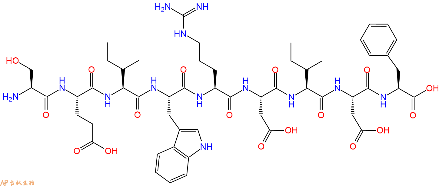 专肽生物产品酪氨酸酶片段Tyrosinase(192-200)(human, mouse)170294-35-6