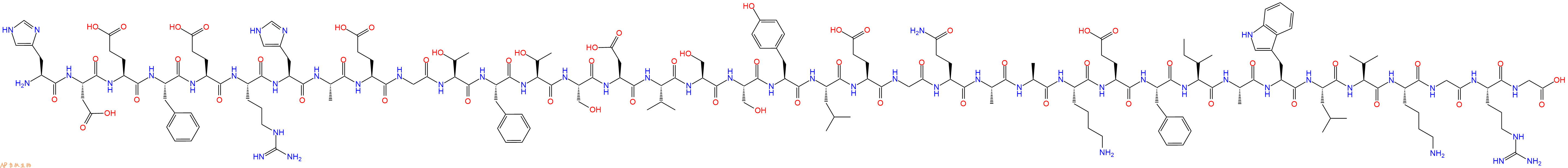 专肽生物产品胰高血糖素样肽Glucagon-like peptide 1 (1-37), human87805-34-3