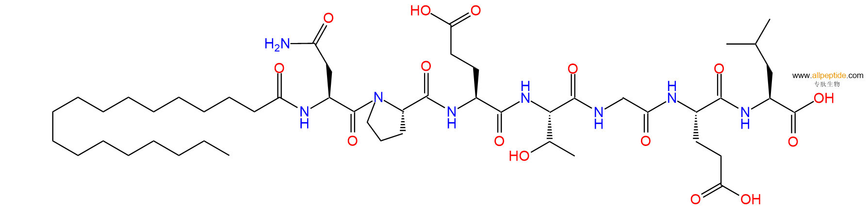 专肽生物产品七肽C18-NPETGEL1435913-64-6
