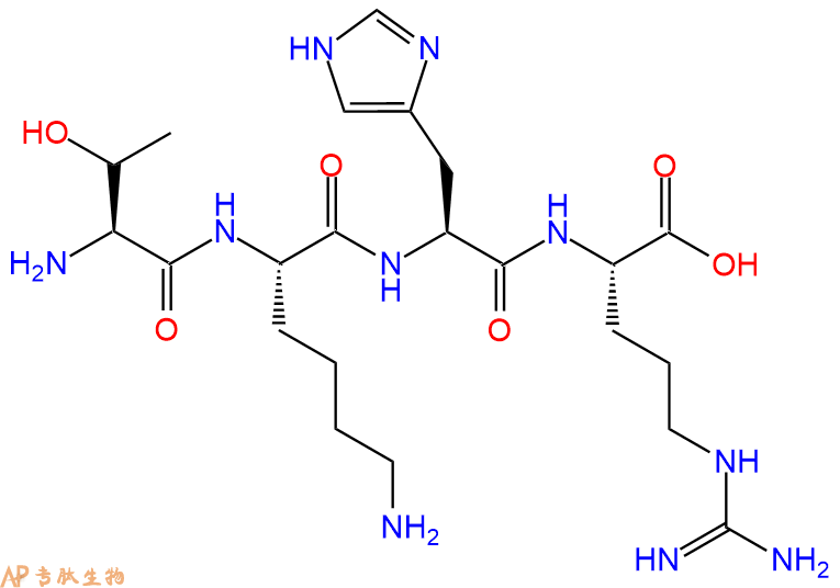 专肽生物产品四肽Thr-Lys-His-Arg70671-11-3