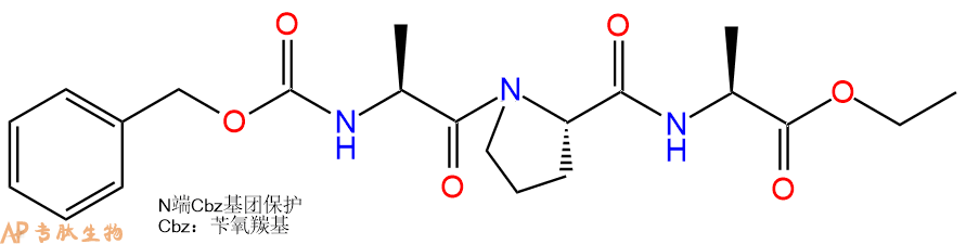 专肽生物产品三肽Cbz-Ala-Pro-Ala-乙酯化134020-29-4