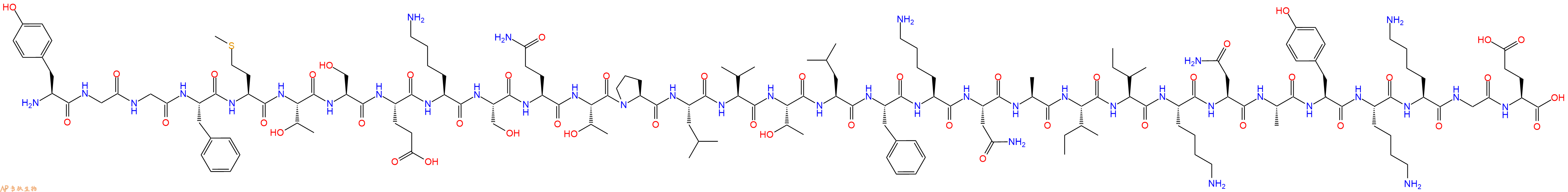 专肽生物产品β-Endorphin (human)61214-51-5