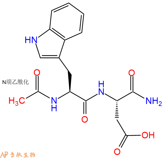 专肽生物产品二肽Ac-Trp-Asp-NH2