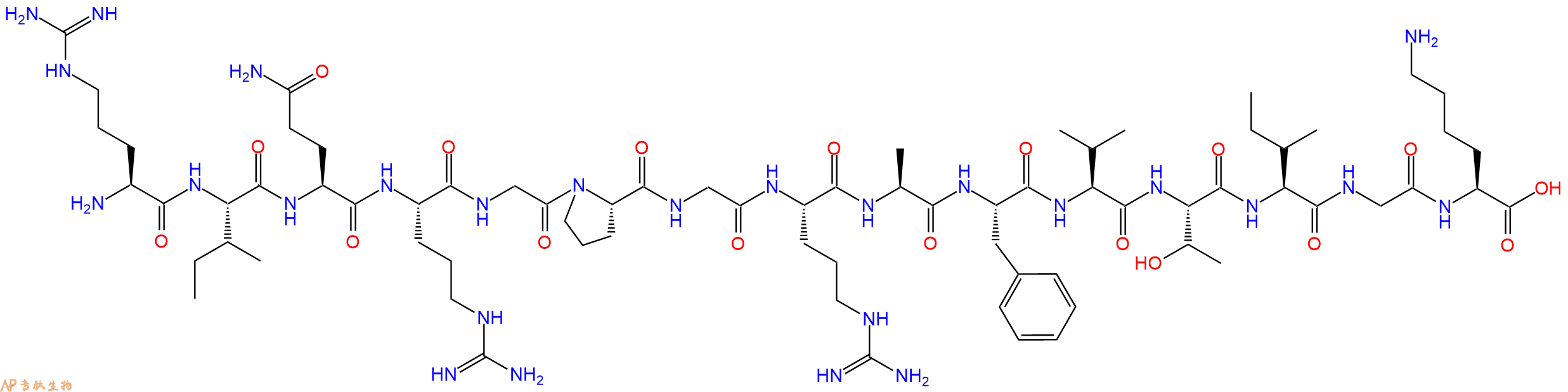 专肽生物产品HIV肽：R15K, HIV-1 Inhibitor y Peptide114991-28-5