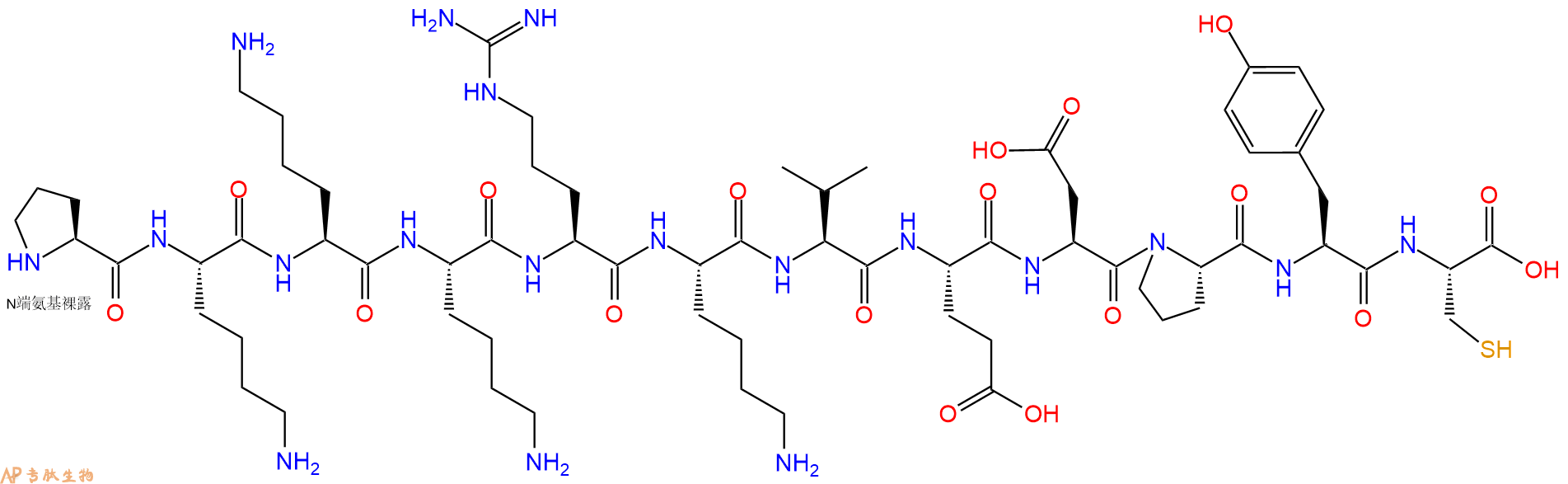 专肽生物产品核定位信号肽：SV40 T-Ag-derived NLS peptide、T-NLS peptide105425-98-7