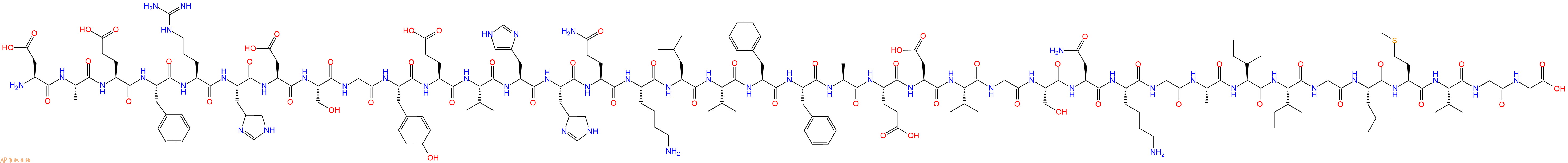 专肽生物产品淀粉肽Amyloid β-Protein (1-38)、Aβ1-38131438-74-9