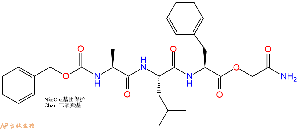 专肽生物产品三肽CBzl-Ala-Leu-Phe-OCam1427084-64-7