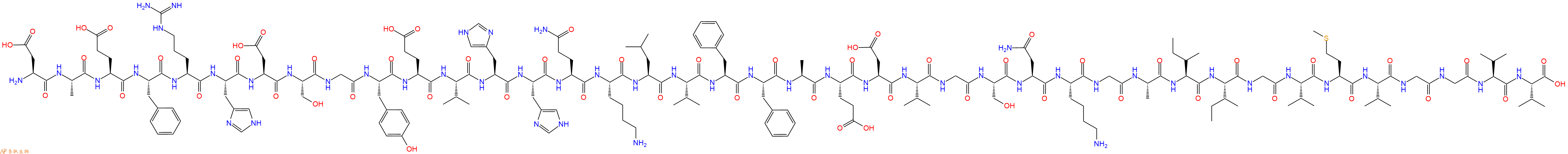 专肽生物产品淀粉肽(Val³⁴)-Amyloid β-Protein (1-40)1678415-83-2
