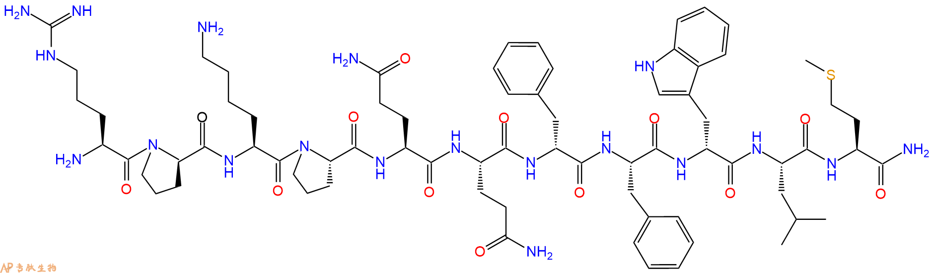 专肽生物产品P物质肽[DPro2, DPhe7, DTrp9] Substance P 77275-70-8