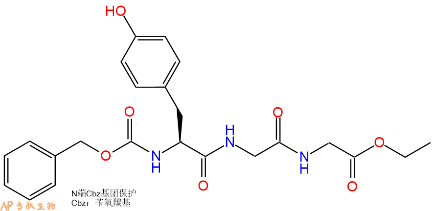 专肽生物产品三肽Cbz-Tyr-Gly-Gly-乙酯化34695-67-5