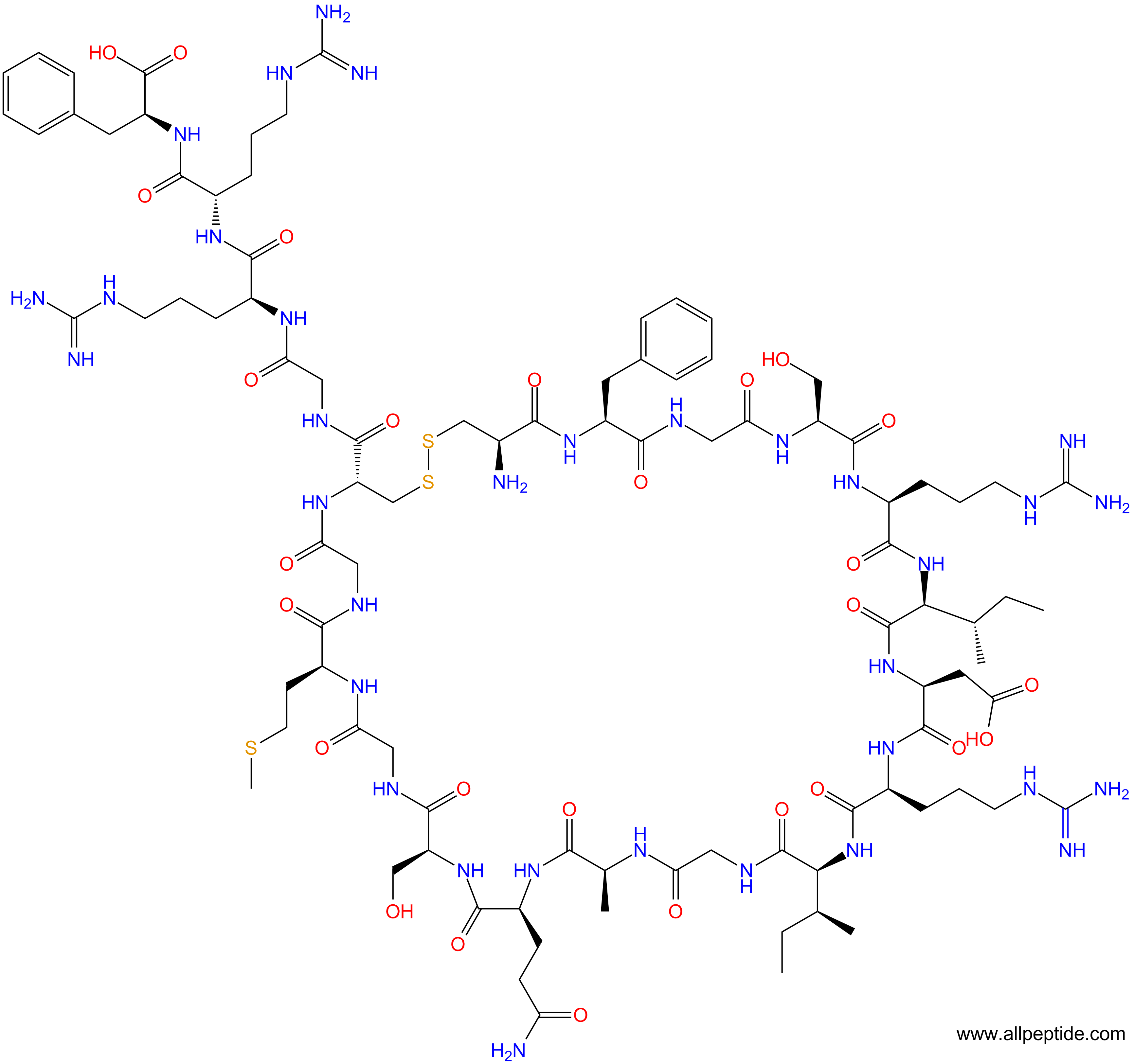 专肽生物产品Atrial Natriuretic Peptide (4-24), frog118691-44-4