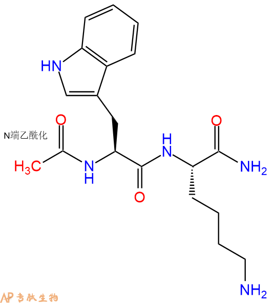 专肽生物产品二肽Ac-Trp-Lys-NH2