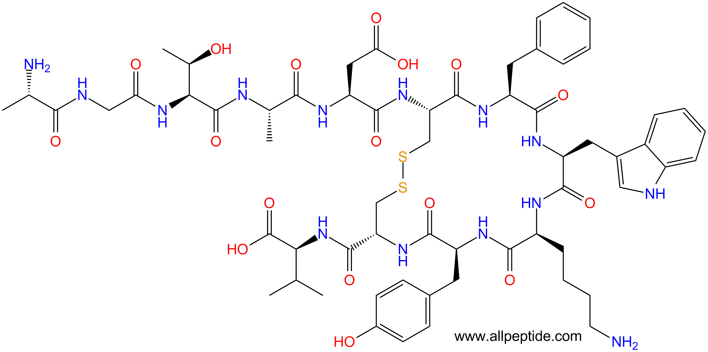 专肽生物产品尿紧张素UrotensinII, goby