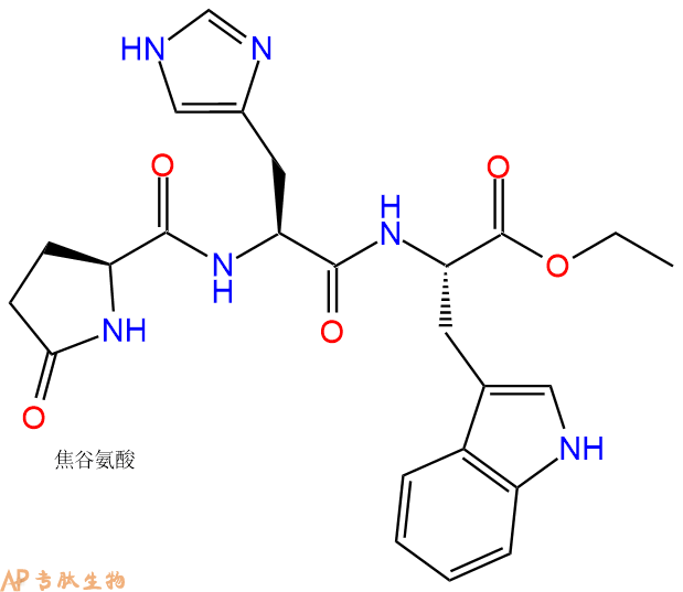 专肽生物产品二肽Glp-His-Trp-乙酯化105823-83-4
