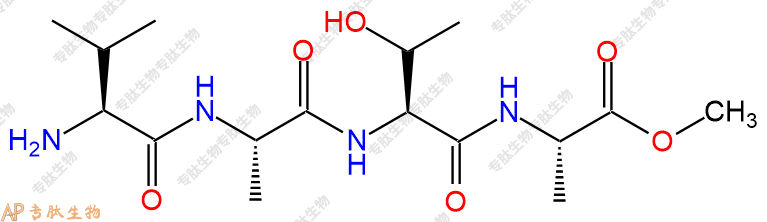 专肽生物产品四肽Val-Ala-Thr-Ala-甲酯化53843-68-8