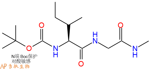 专肽生物产品二肽Boc-Ile-Gly-甲氨基化126257-78-1